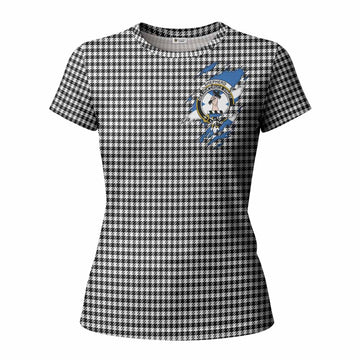 Shepherd Clan Crest In Me Tartan Women T shirt Scotland Flag Style