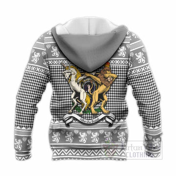 Shepherd Clan Tartan Crest Christmas Knitted Hoodie Coat of Arms Funny Style