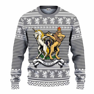 Shepherd Clan Tartan Crest Christmas Ugly Sweater Coat of Arms Funny Style