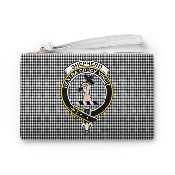 Shepherd Family Crest Tartan Clutch Bag