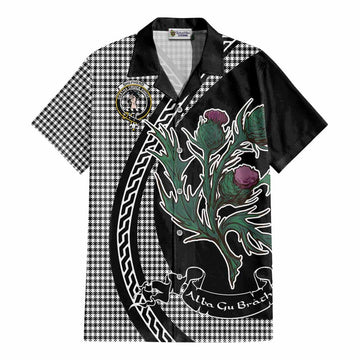 Shepherd Family Crest Tartan Cotton Hawaiian Shirt Alba Thistle Inspired - Tartan Vibes Clothing