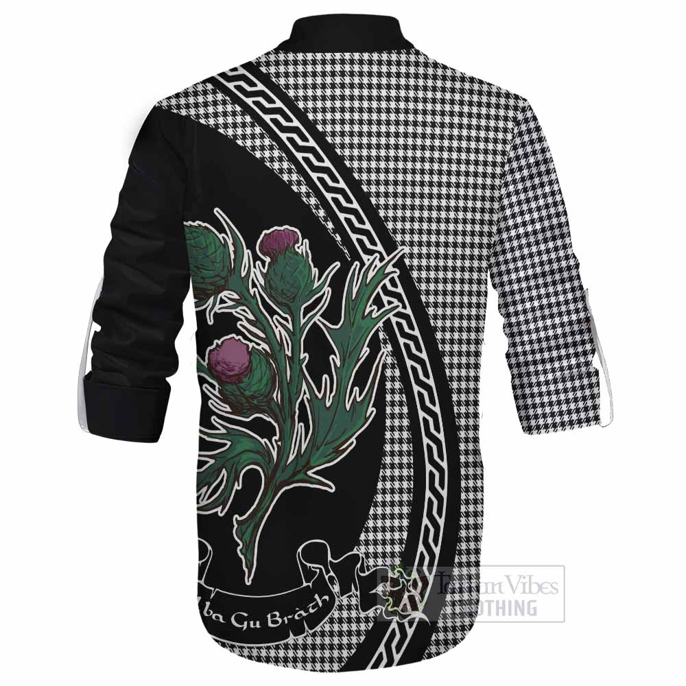 Shepherd Family Crest Tartan Ghillie Shirt Alba Thistle Inspired - Tartan Vibes Clothing