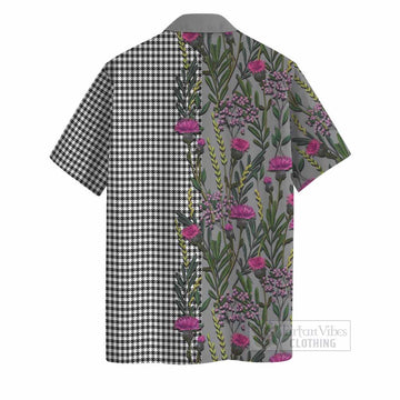 Shepherd Family Crest Tartan Hawaiian Shirt Scottish Thistle Flower Pattern Half Style - Tartan Vibes Clothing
