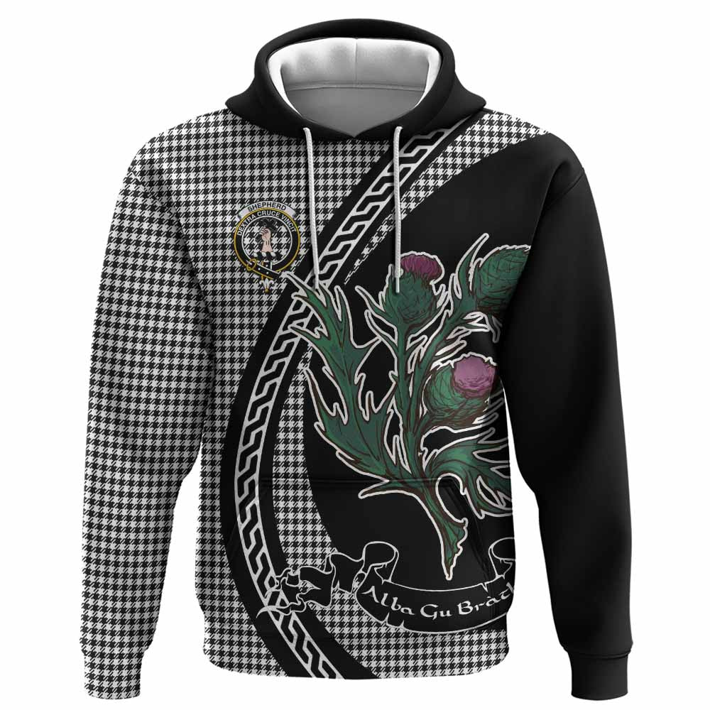 Shepherd Family Crest Tartan Hoodie Alba Thistle Inspired - Tartan Vibes Clothing