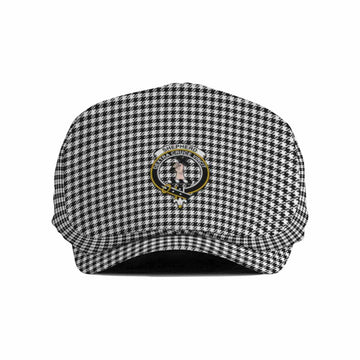 Shepherd Family Crest Tartan Jeff Cap, Tartan Flat Cap