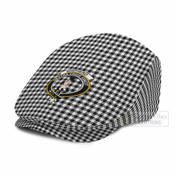 Shepherd Family Crest Tartan Jeff Cap, Tartan Flat Cap