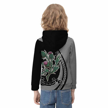 Shepherd Family Crest Tartan Kid Hoodie Alba Thistle Inspired