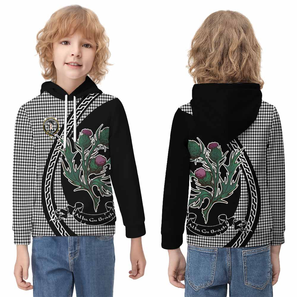 Shepherd Family Crest Tartan Kid Hoodie Alba Thistle Inspired - Tartan Vibes Clothing
