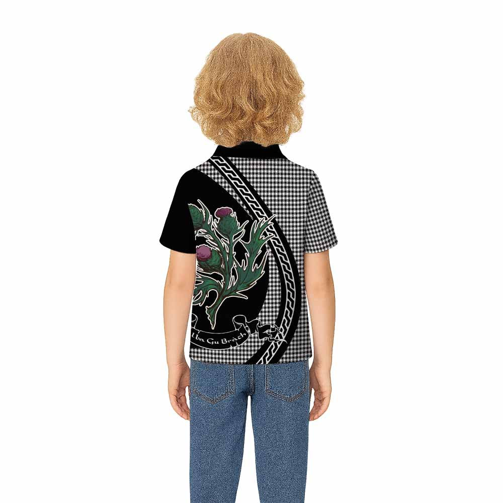 Shepherd Family Crest Tartan Kid Polo Shirt Alba Thistle Inspired - Tartan Vibes Clothing