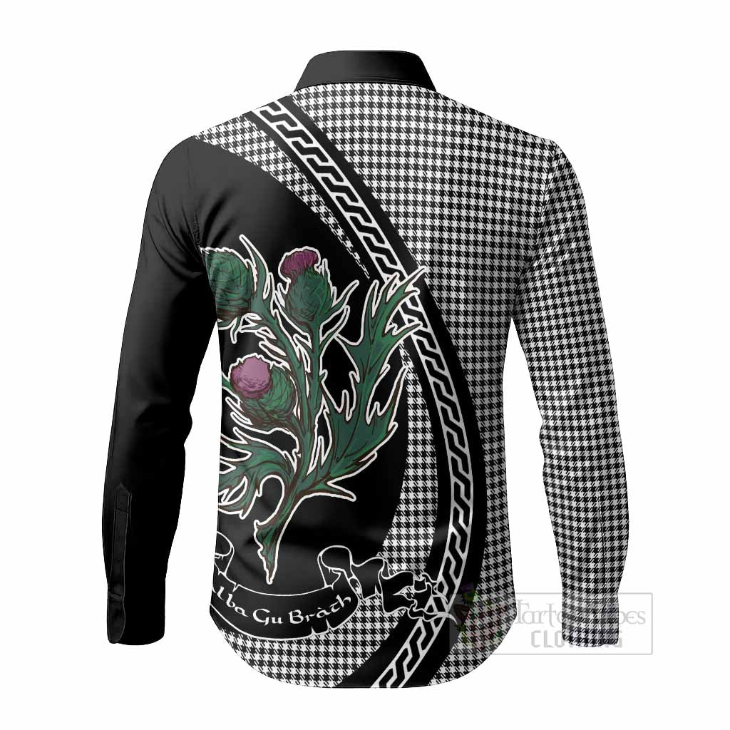 Shepherd Family Crest Tartan Long Sleeve Button Shirts Alba Thistle Inspired - Tartan Vibes Clothing