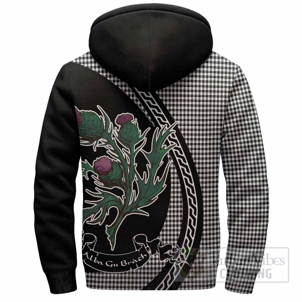 Shepherd Family Crest Tartan Sherpa Hoodie Alba Thistle Inspired - Tartan Vibes Clothing
