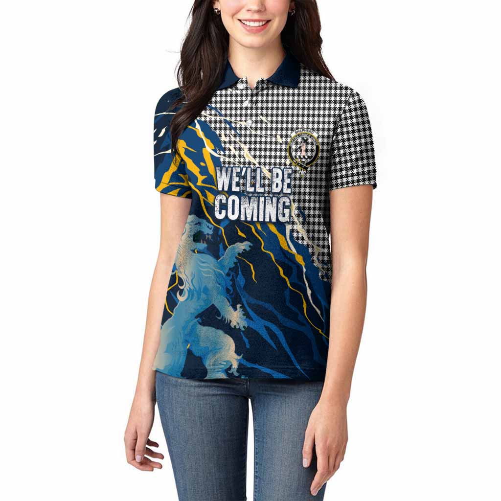 Shepherd Scotland Tartan Women Polo Shirt WC2026 Football - We'll Be Coming