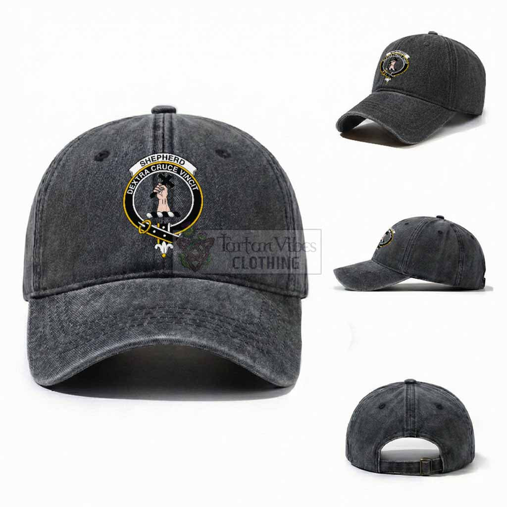 Shepherd Scottish Clan Crest Washed Baseball Cap