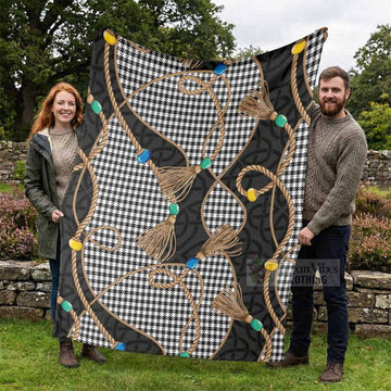 Shepherd Scottish Tartan Twisted Ropes Stylized Blanket - Tartan Vibes Clothing