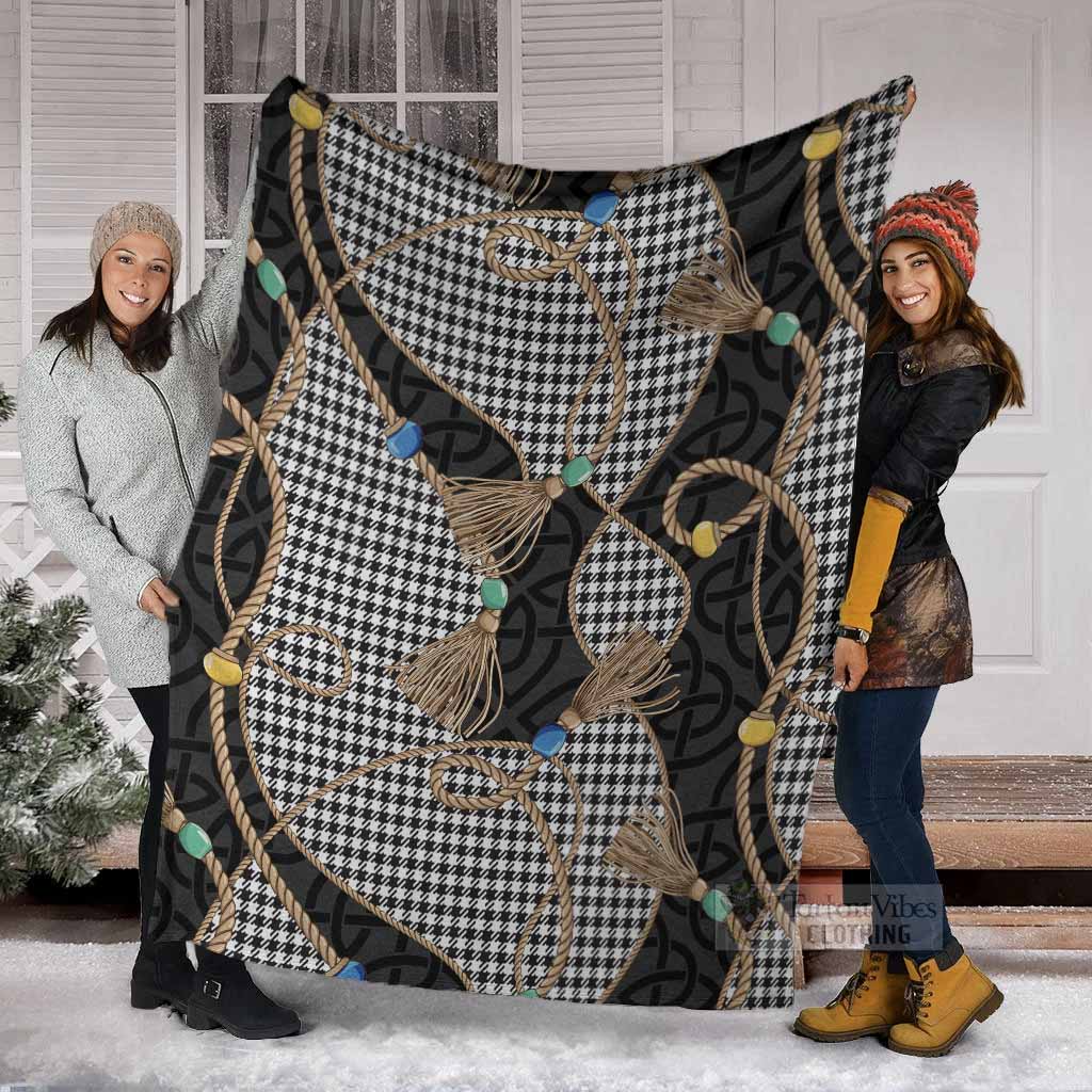 Shepherd Scottish Tartan Twisted Ropes Stylized Blanket - Tartan Vibes Clothing
