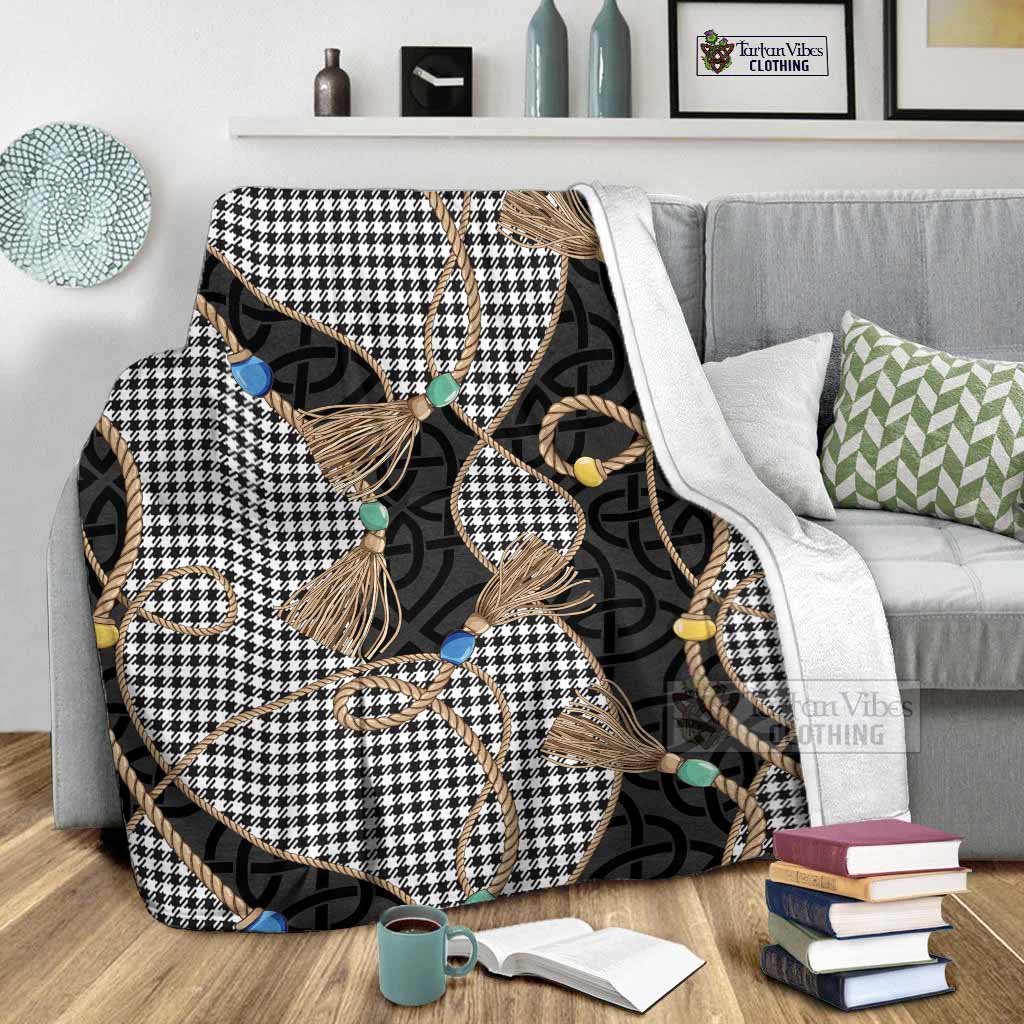 Shepherd Scottish Tartan Twisted Ropes Stylized Blanket - Tartan Vibes Clothing