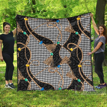 Shepherd Scottish Tartan Twisted Ropes Stylized Premium Quilt - Tartan Vibes Clothing