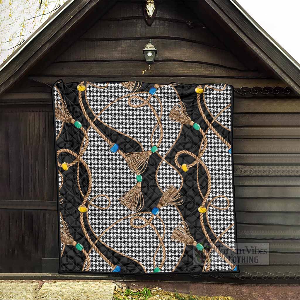 Shepherd Scottish Tartan Twisted Ropes Stylized Premium Quilt - Tartan Vibes Clothing
