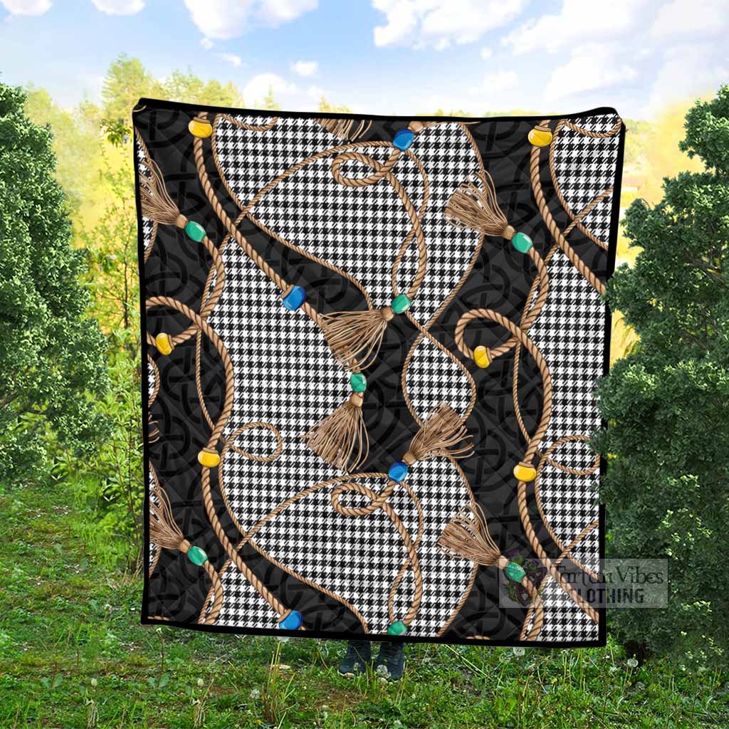 Shepherd Scottish Tartan Twisted Ropes Stylized Premium Quilt - Tartan Vibes Clothing