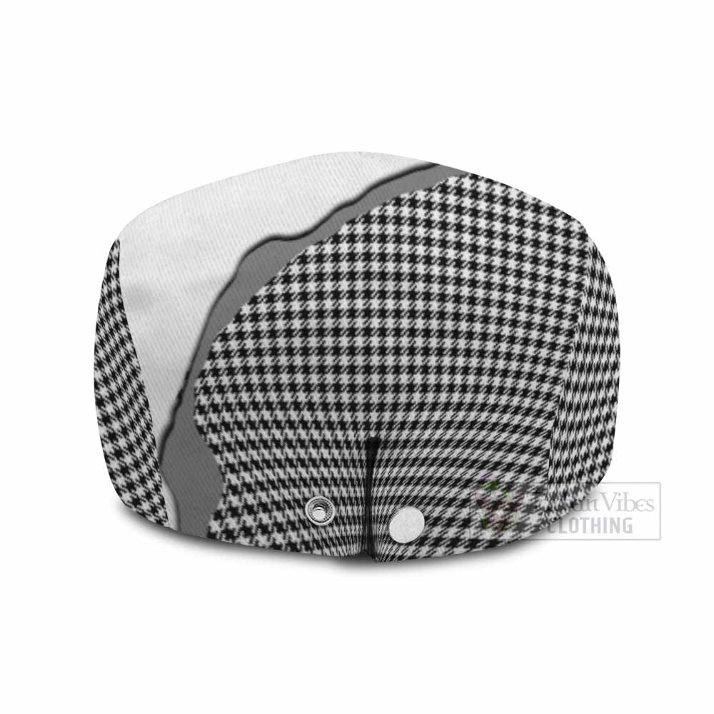 Shepherd Scottish Terrier Tartan Flat Cap, Jeff Cap Thistle Heritage Art - Tartan Vibes Clothing