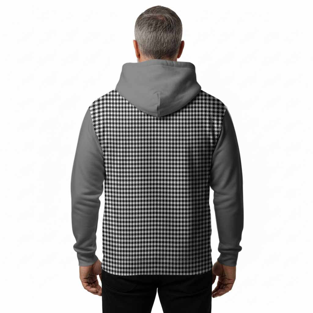 Shepherd Tartan Accent Hoodie with Family Crest