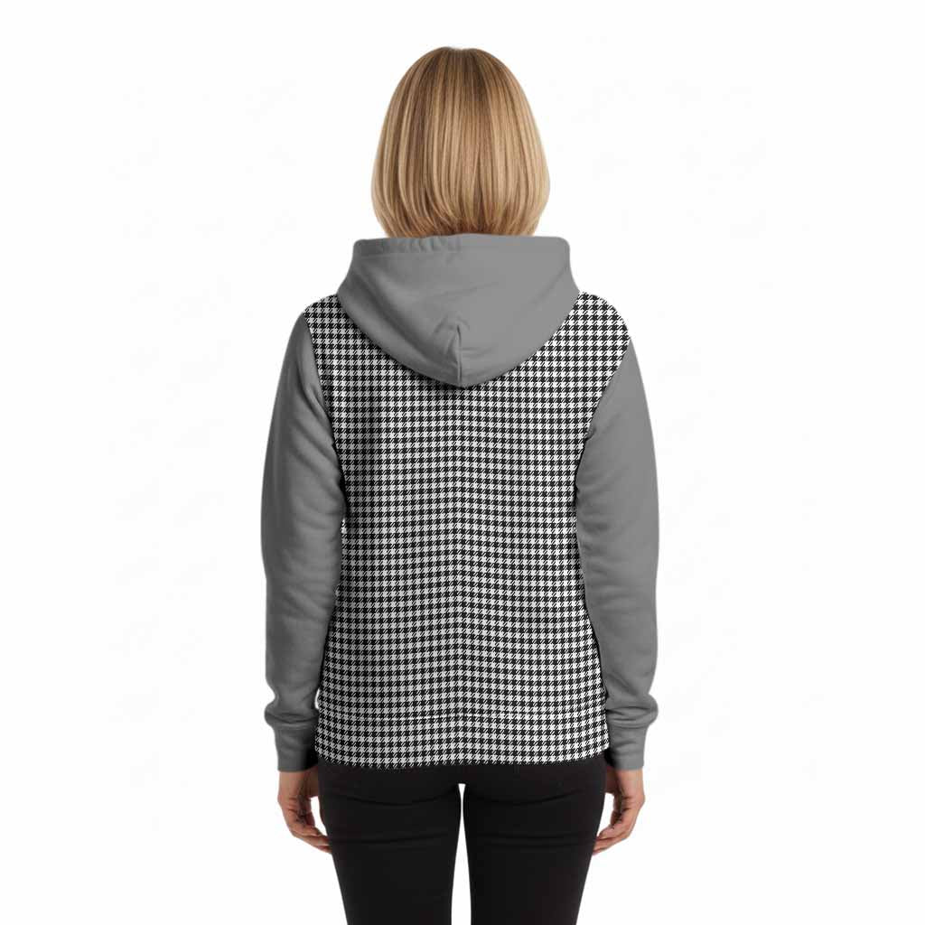 Shepherd Tartan Accent Hoodie with Family Crest