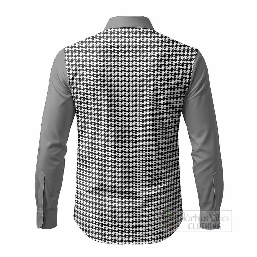 Shepherd Tartan Accent Long Sleeve Button Shirts with Family Crest