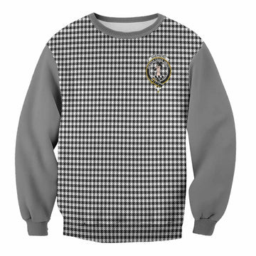 Shepherd Tartan Accent Sweatshirt with Family Crest