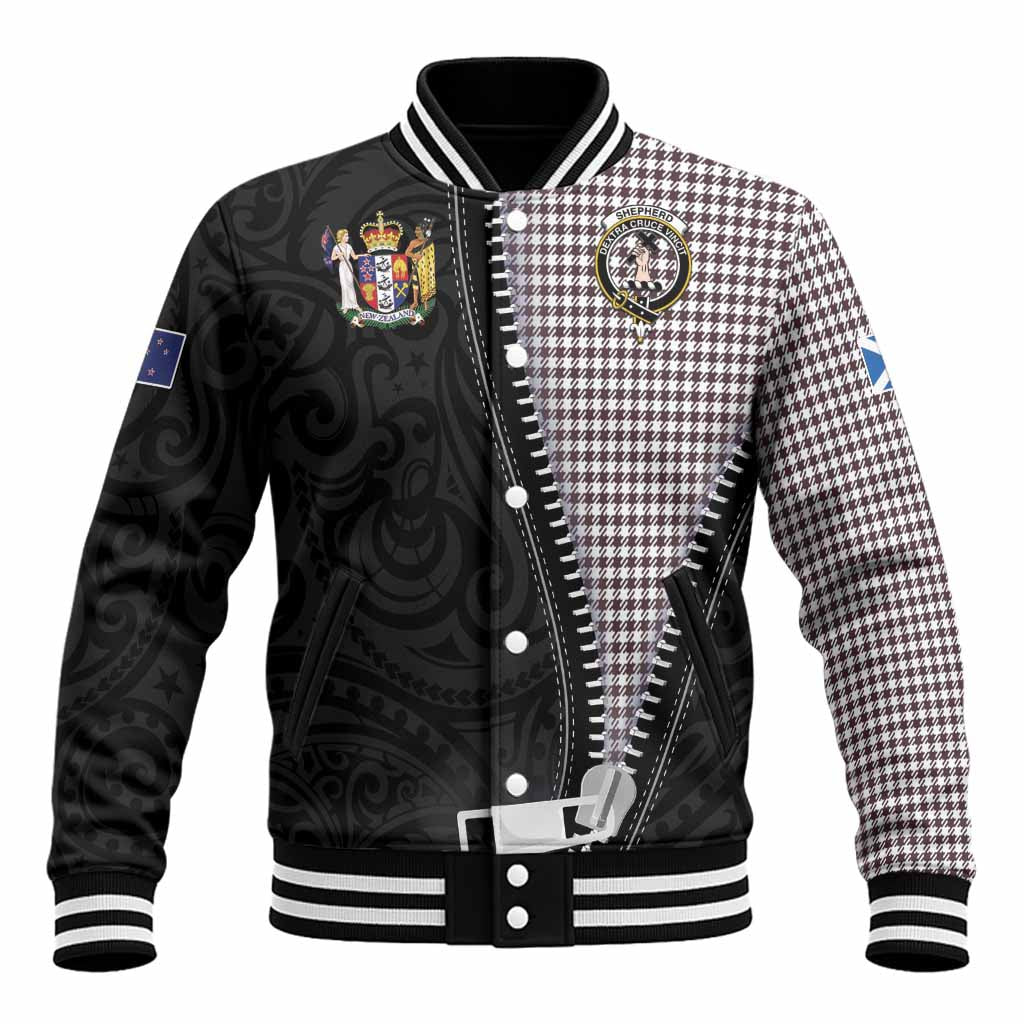 Shepherd Tartan Baseball Jacket New Zealand Pattern Unique Zipper Stylized