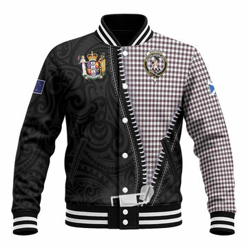 Shepherd Tartan Baseball Jacket New Zealand Pattern Unique Zipper Stylized