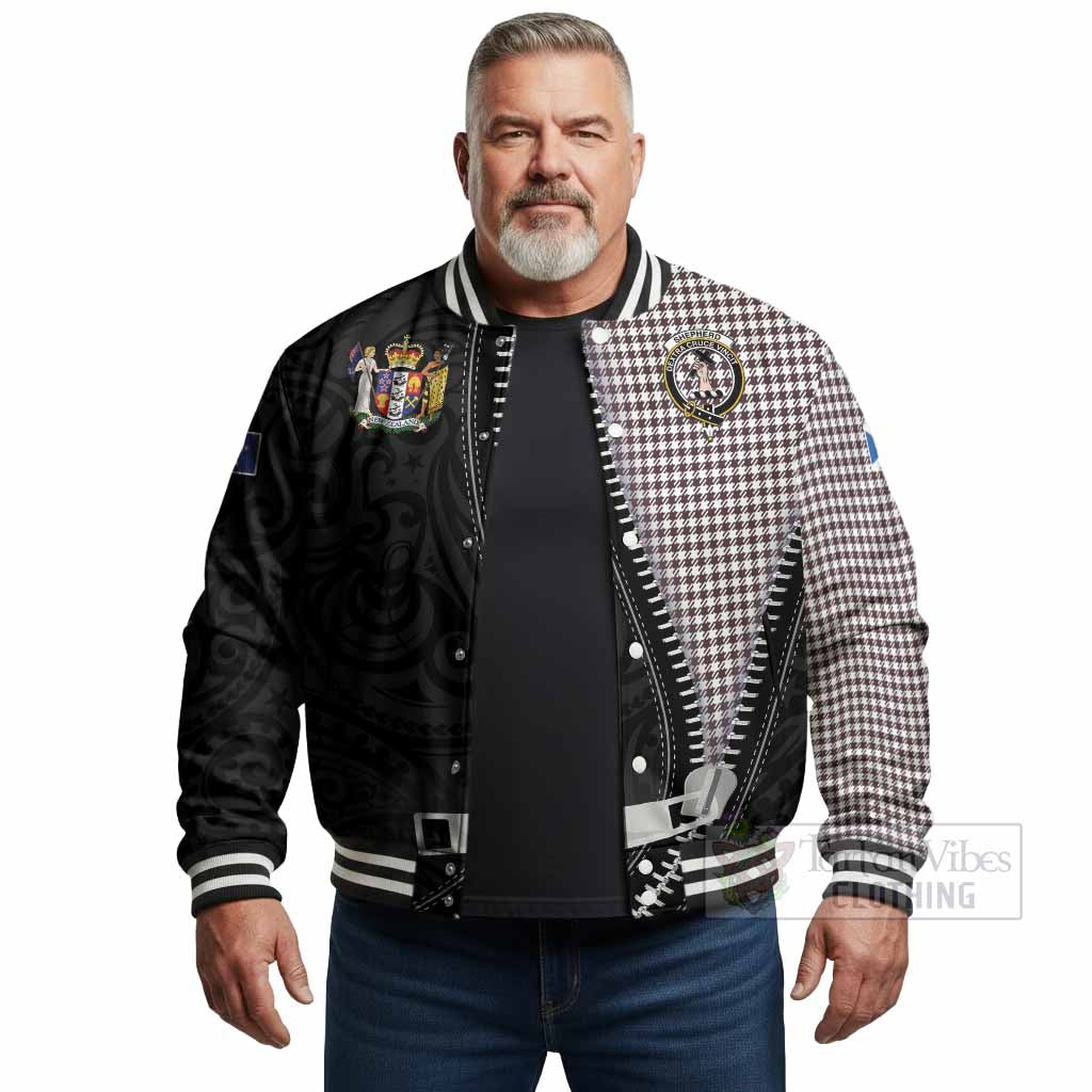 Shepherd Tartan Baseball Jacket New Zealand Pattern Unique Zipper Stylized