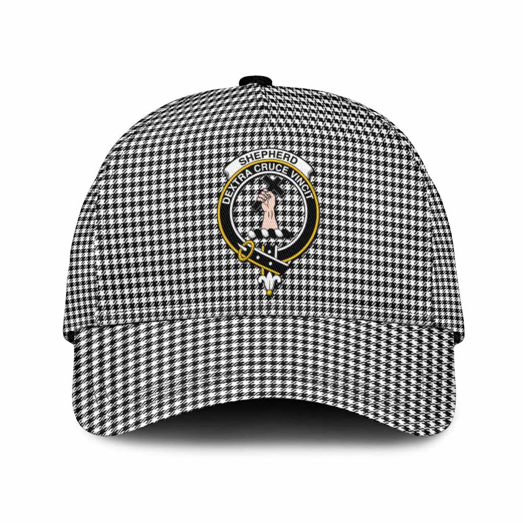 Shepherd Tartan Classic Cap with Family Crest