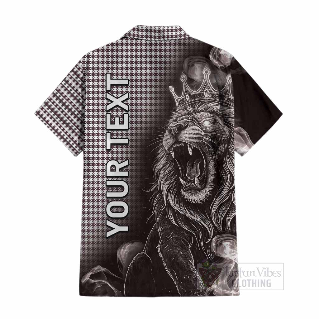 Shepherd Tartan Cotton Hawaiian Shirt Roaring Lion Heritage