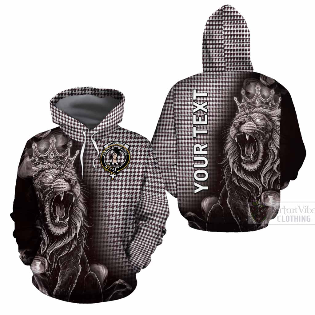 Shepherd Tartan Cotton Hoodie Roaring Lion Heritage