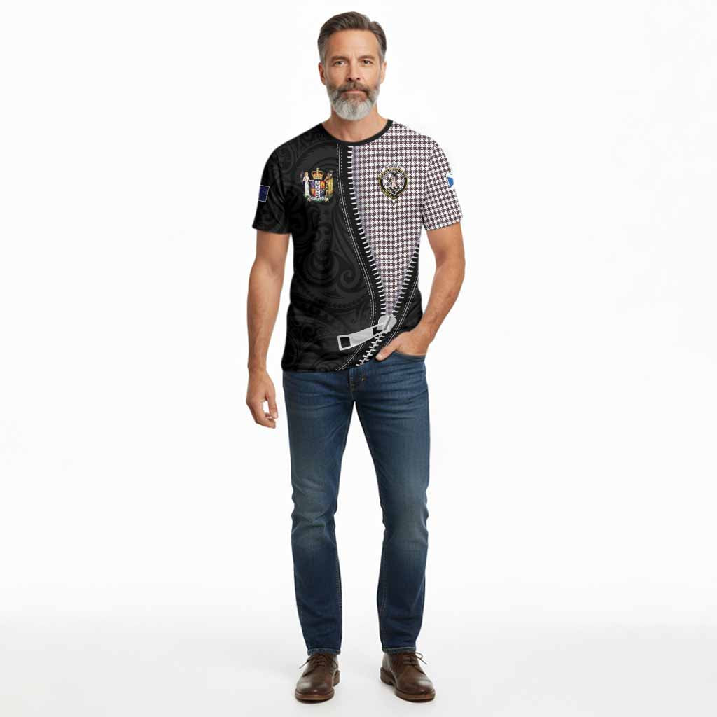 Shepherd Tartan Cotton T-shirt New Zealand Pattern Unique Zipper Stylized