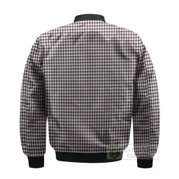 Shepherd Tartan Crest Bomber Jacket Ferocious Lion Style