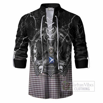 Shepherd Tartan Crest Ghillie Shirt Celtic Odin's Raven Legacy