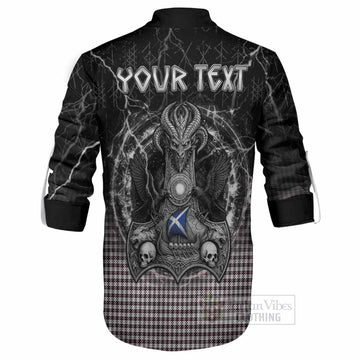 Shepherd Tartan Crest Ghillie Shirt Celtic Odin's Raven Legacy