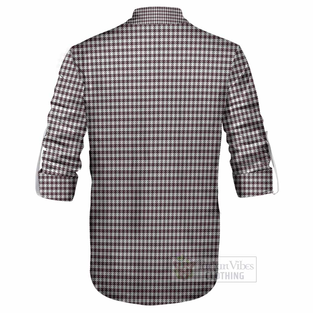 Shepherd Tartan Crest Ghillie Shirt Ferocious Lion Style