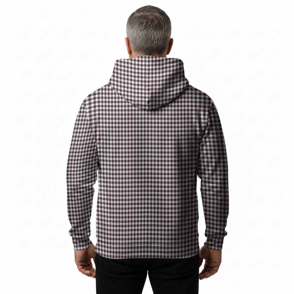 Shepherd Tartan Crest Hoodie Ferocious Lion Style