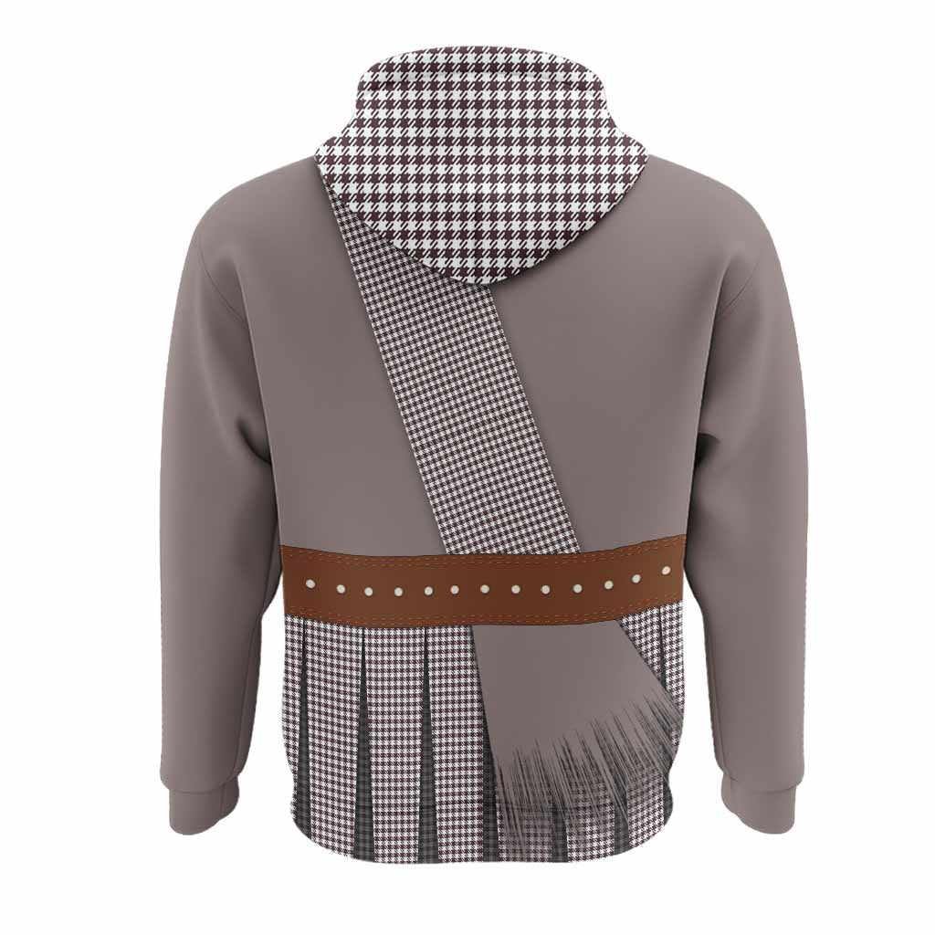 Shepherd Tartan Crest Hoodie Kilt Costume Style