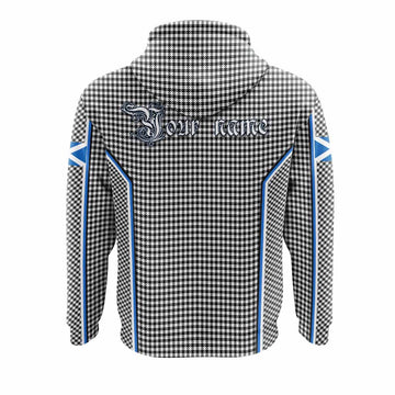 Shepherd Tartan Crest Hoodie Scotland Coat of Arm Flag Style