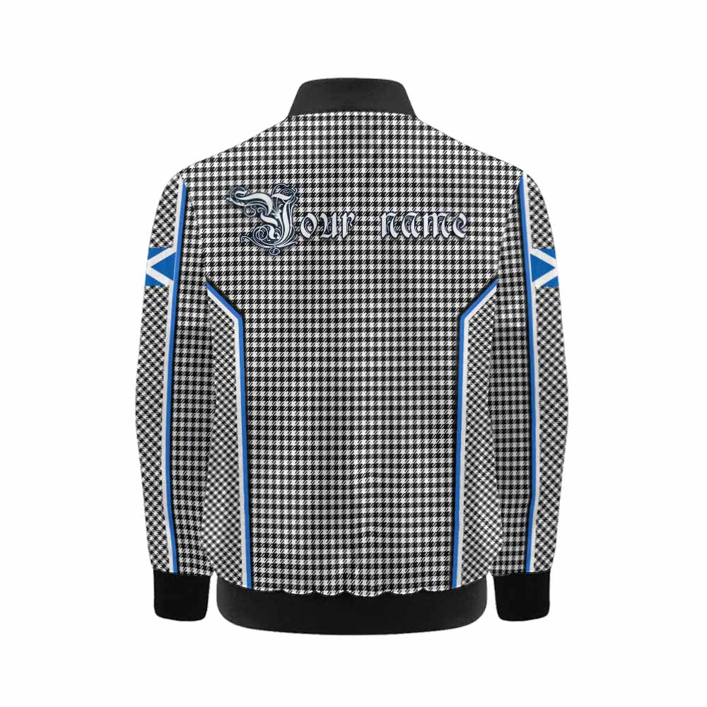 Shepherd Tartan Crest Kid Bomber Jacket Scotland Coat of Arm Flag Style - Tartan Vibes Clothing