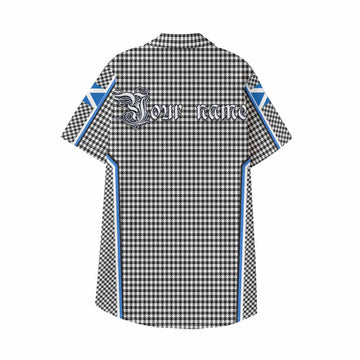 Shepherd Tartan Crest Kid Hawaiian Shirt Scotland Coat of Arm Flag Style - Tartan Vibes Clothing