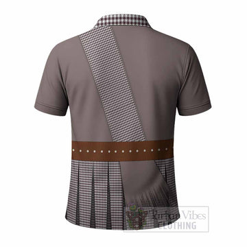Shepherd Tartan Crest Polo Shirt Kilt Costume Style