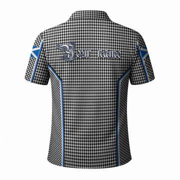 Shepherd Tartan Crest Polo Shirt Scotland Coat of Arm Flag Style - Tartan Vibes Clothing