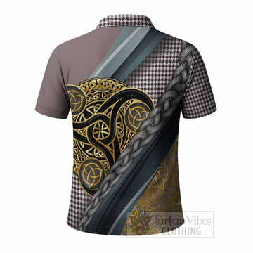Shepherd Tartan Crest Polo Shirt Scottish Triskele Celtic