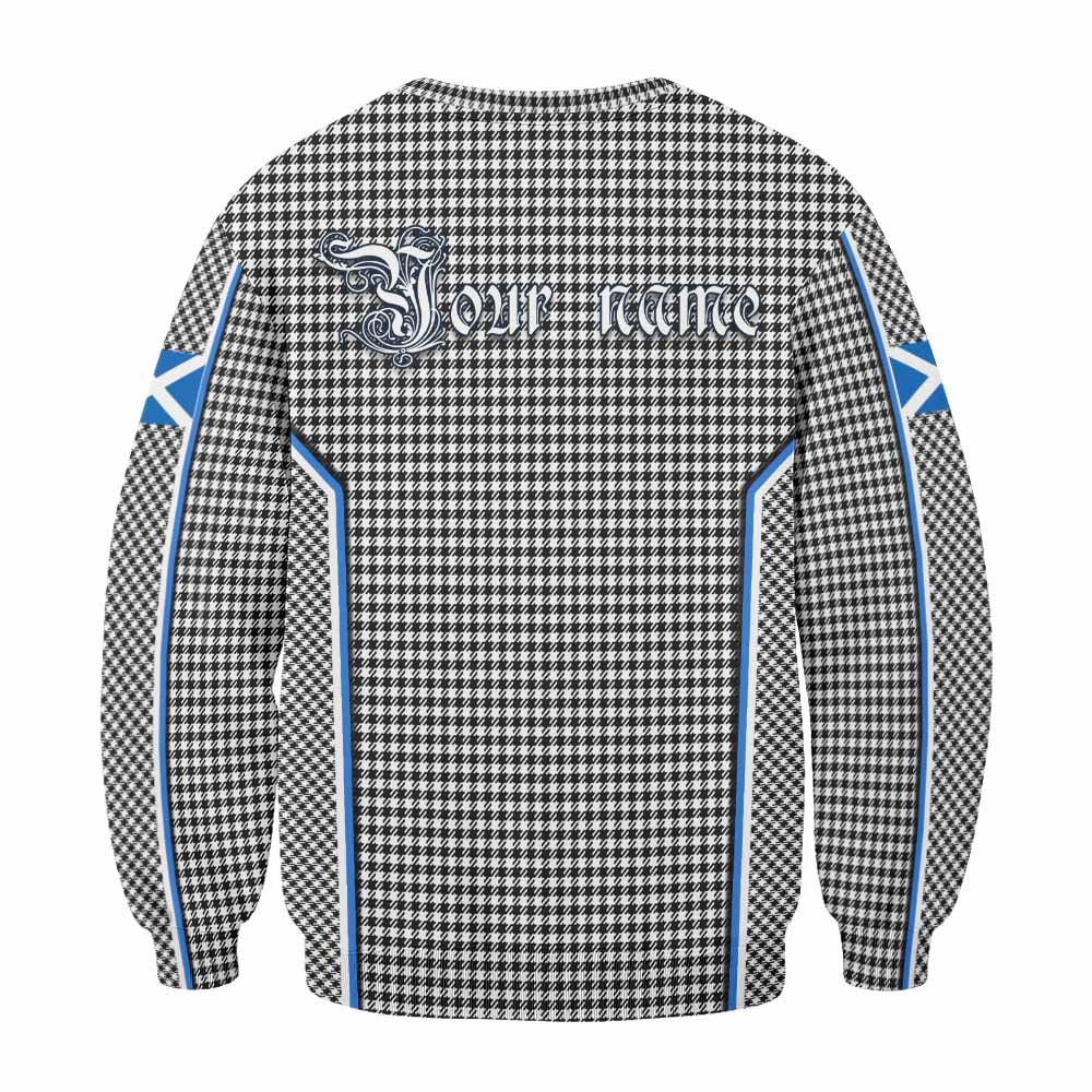 Shepherd Tartan Crest Sweatshirt Scotland Coat of Arm Flag Style - Tartan Vibes Clothing