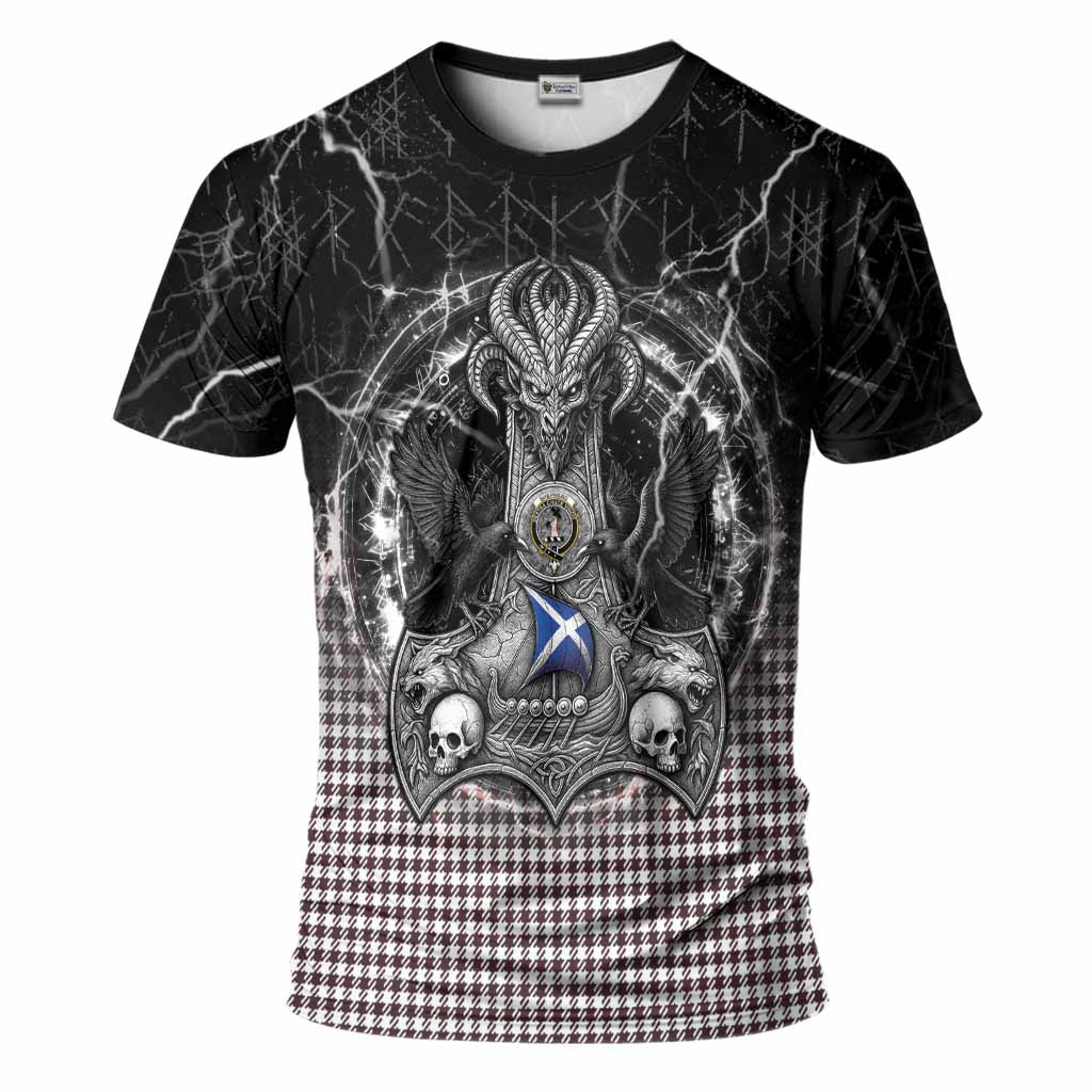 Shepherd Tartan Crest T-Shirt Celtic Odin's Raven Legacy