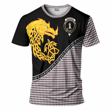 Shepherd Tartan Crest T-Shirt Legendary Dragon Knot Half Style